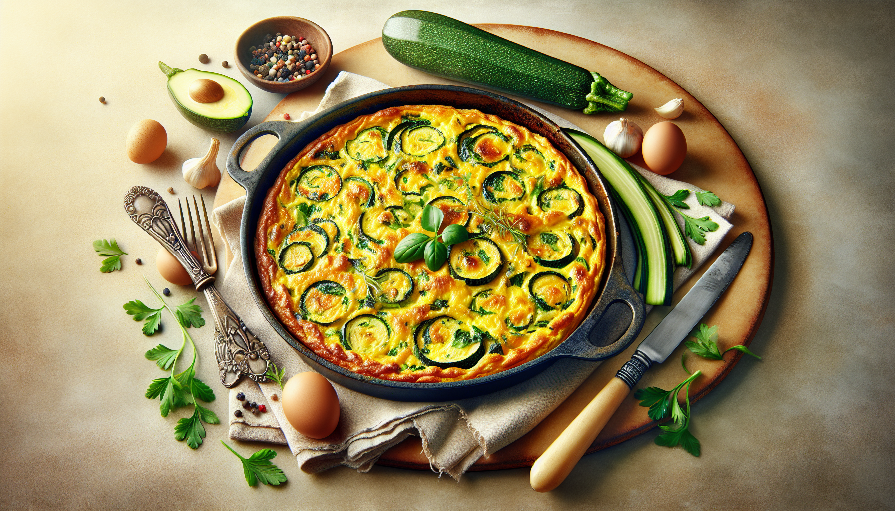 frittata zucchine al forno